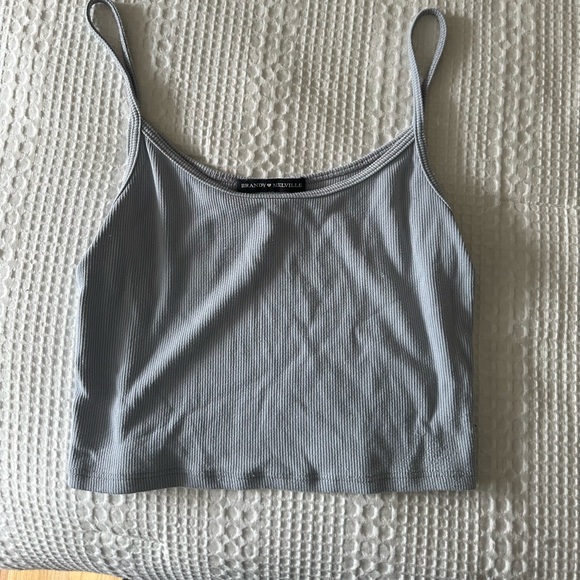 Brandy Melville Tops Brandy Melville Ribbed Stretchy Tank Poshmark